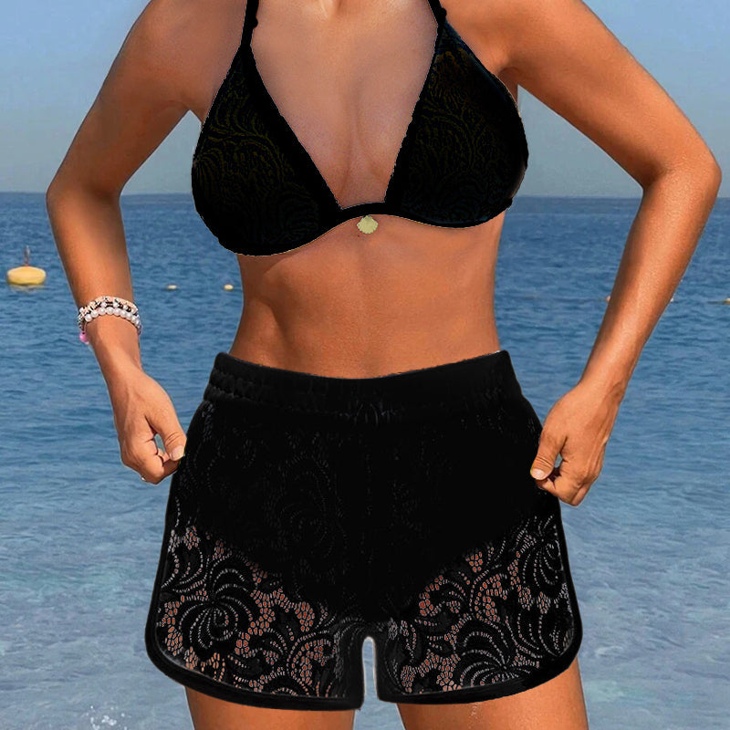 Women's Elegant Lace Bikini Set