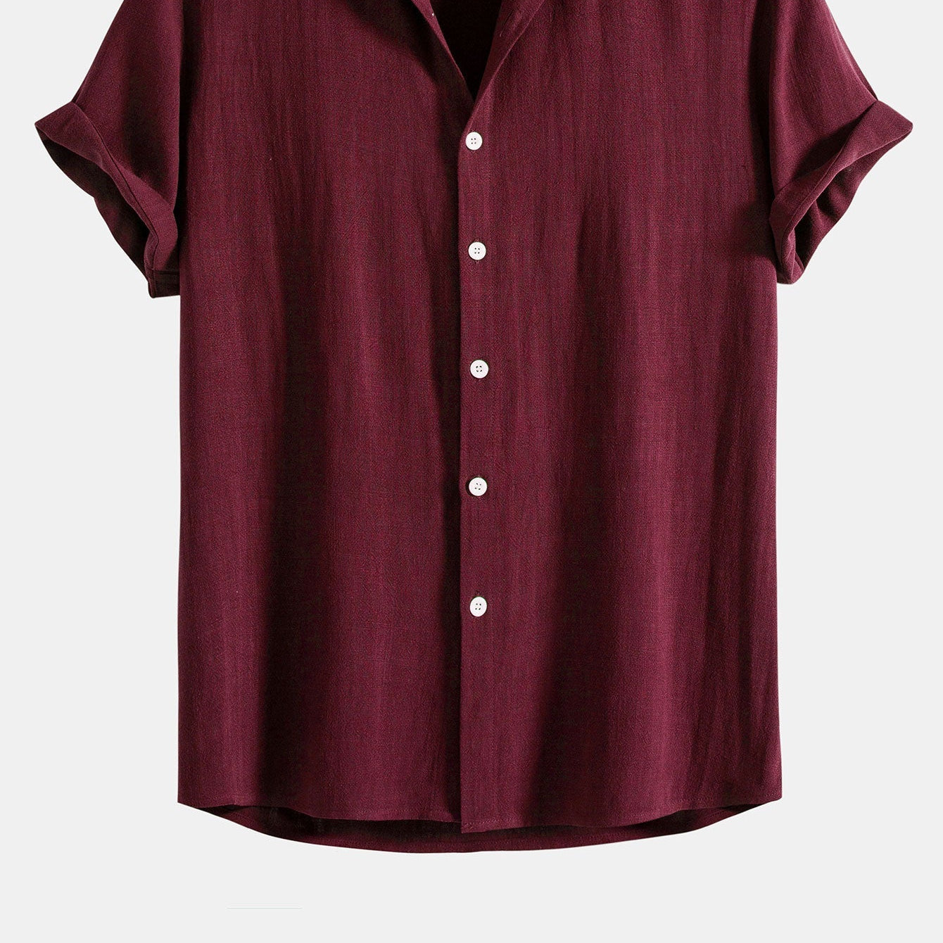 Men's Breathable Button-Up Shirt