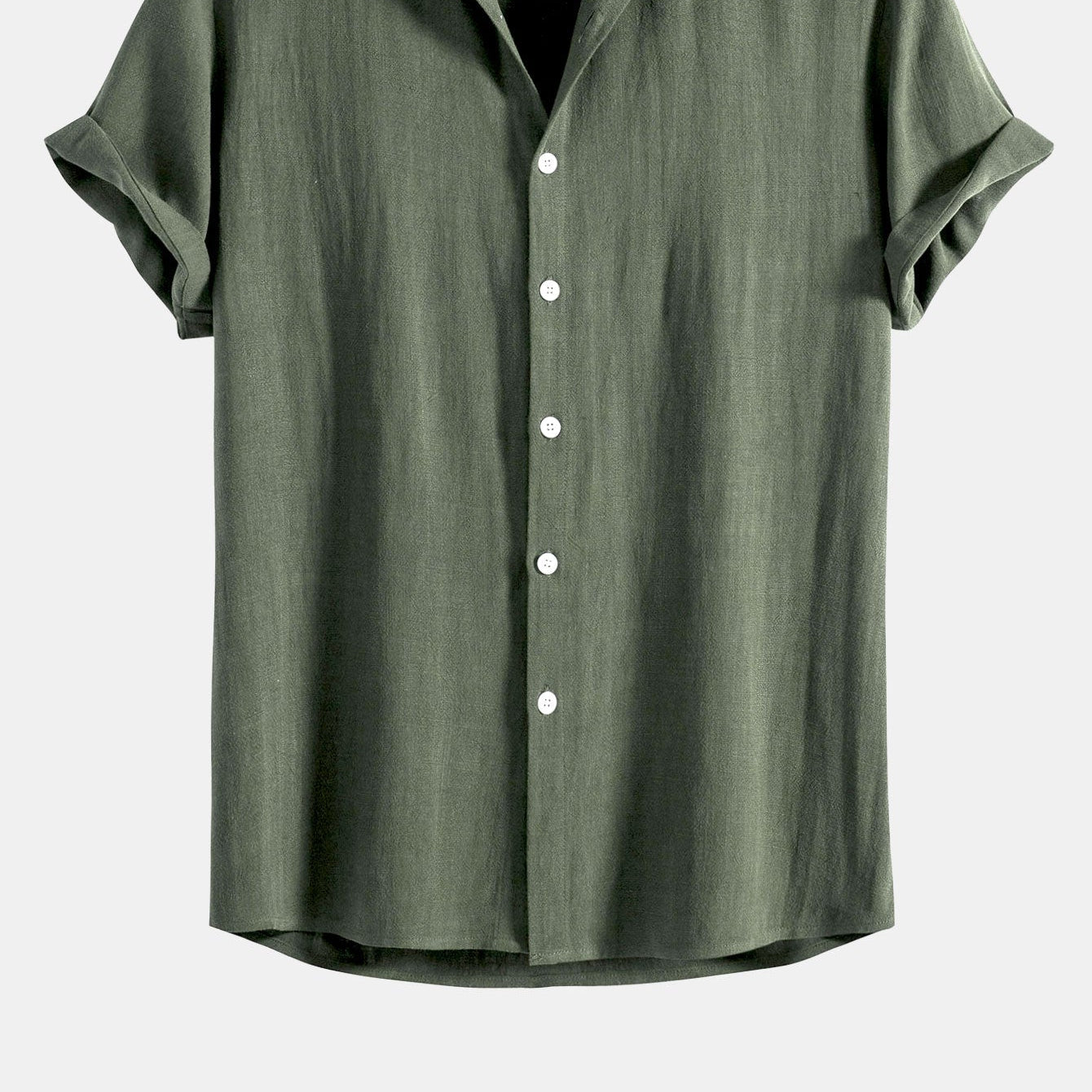 Men's Breathable Button-Up Shirt