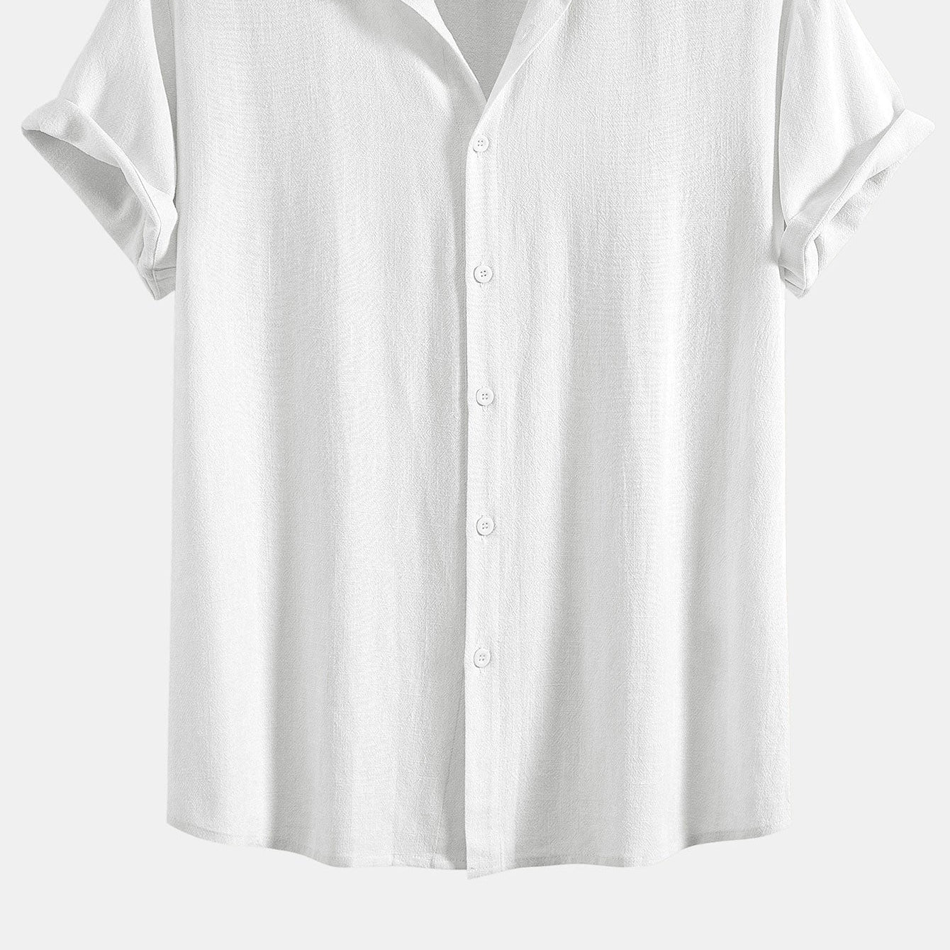 Men's Breathable Button-Up Shirt