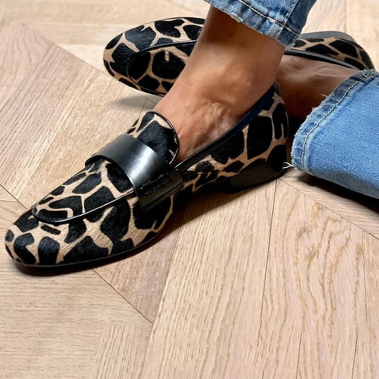 Animal Print Loafers – Timeless Style Meets Everyday Comfort