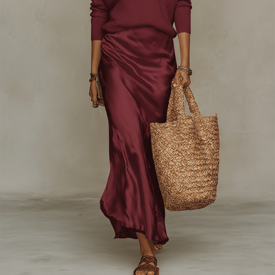 Ivory Midi Women's Set - Effortlessly Chic