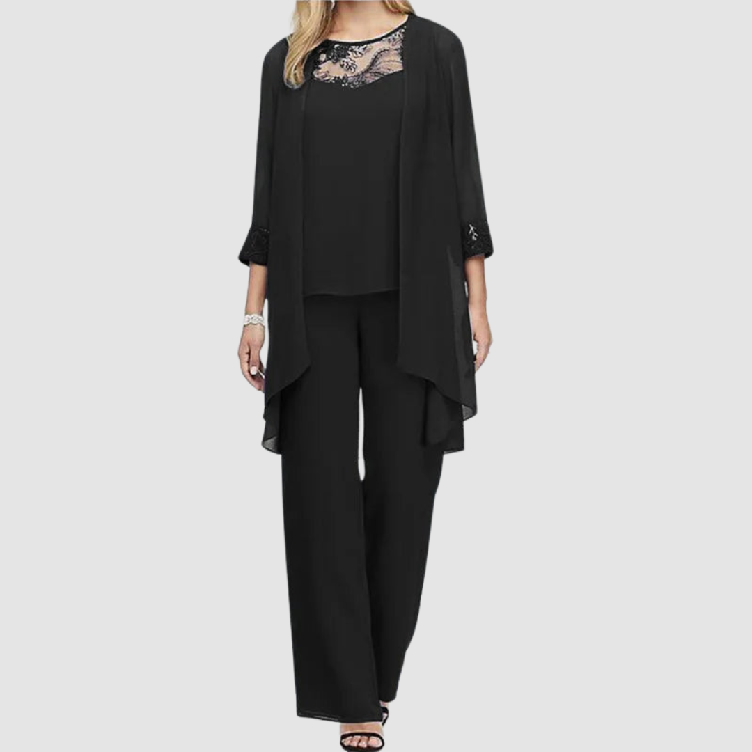 Women's Elegant 3-Piece Outfit Set