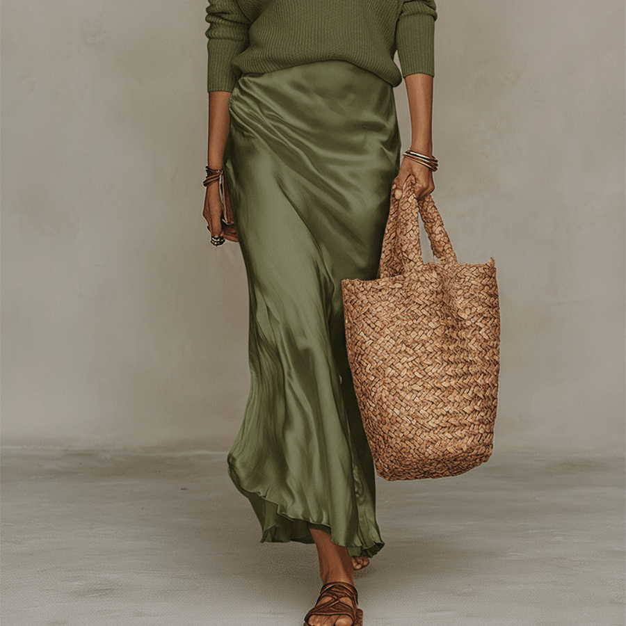 Ivory Midi Women's Set - Effortlessly Chic
