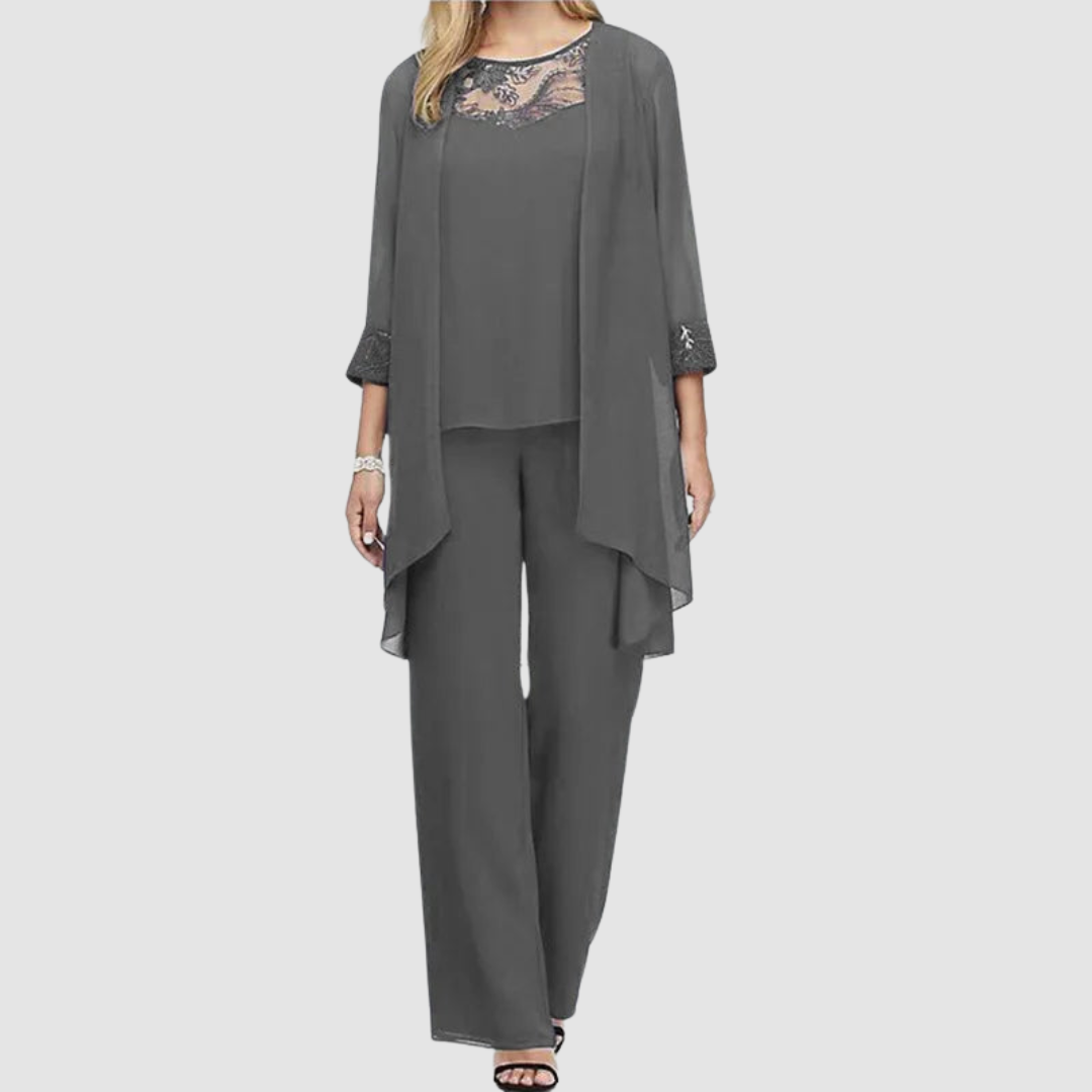 Women's Elegant 3-Piece Outfit Set