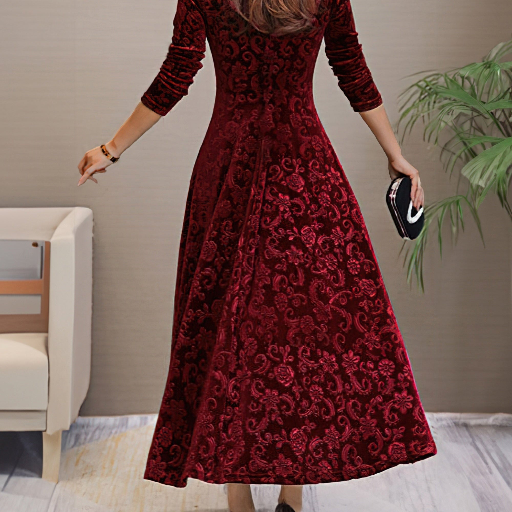 Denise Velvet Elegance Dress