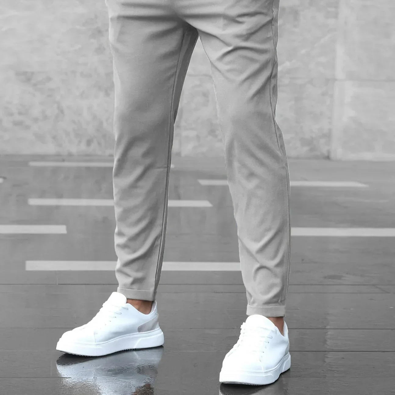 Men's Premium Comfort Trousers - All-Day Comfort, Modern Fit