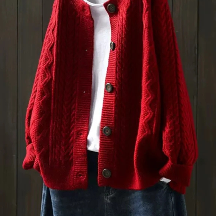 Cable Knit Cardigan | DUUWE