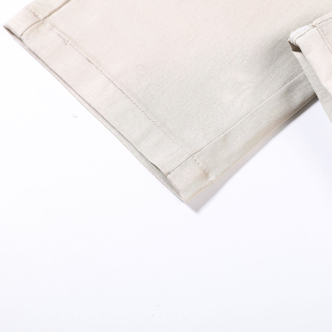 Men's Fit Elastic-Waist Straight-Leg Trousers