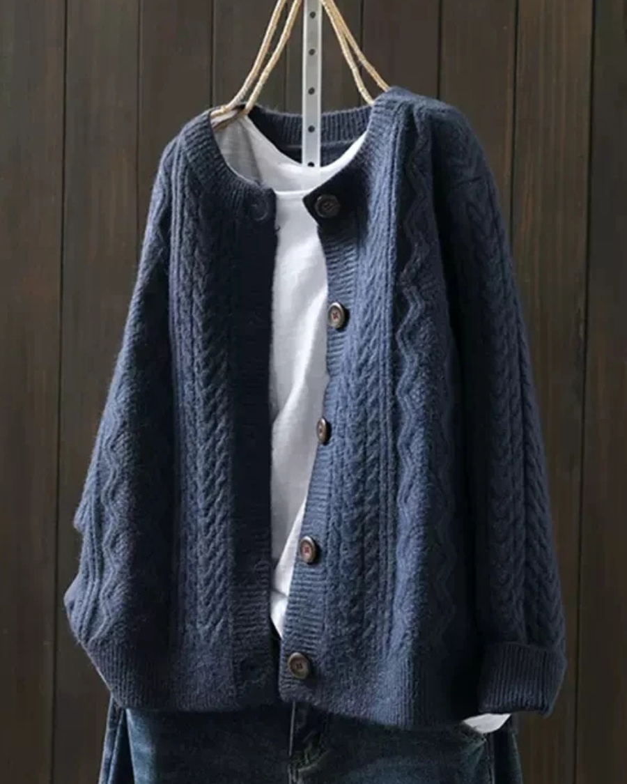 Cable Knit Cardigan | DUUWE