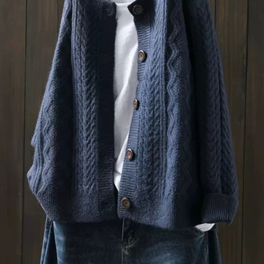 Cable Knit Cardigan | DUUWE