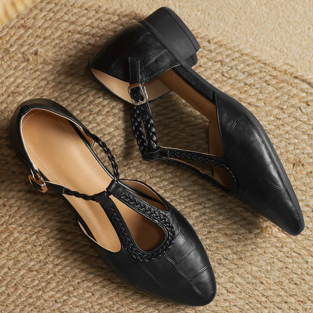Women's Premium Leather Mary Janes – Timeless Comfort & Style
