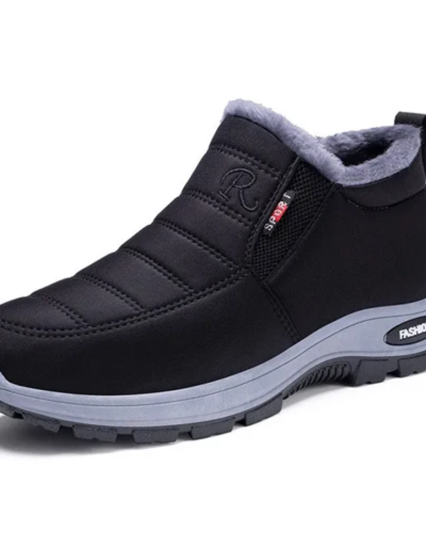 Anti-Slip Winter Shoes for Superior Traction Red | DUUWE