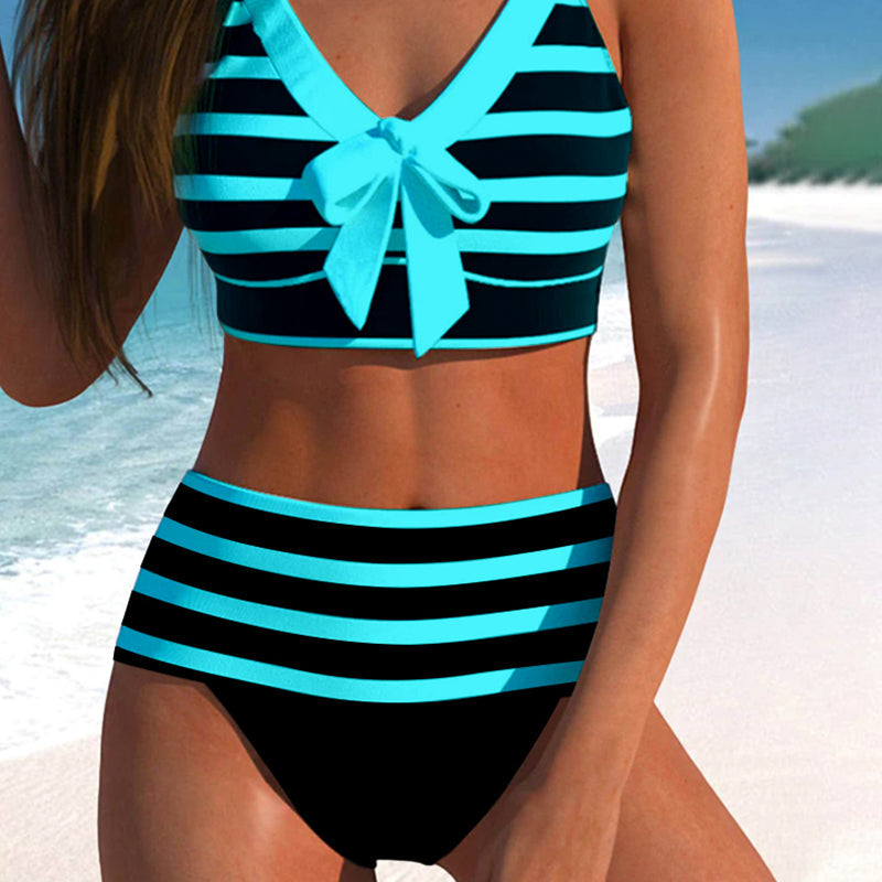 Women's Vintage Striped Bikini