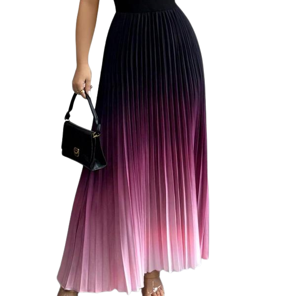 Women's Glamorous Ombre Sleeveless Evening Dress