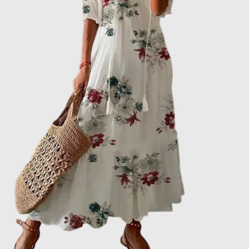 Women's Boho Vintage Summer Maxi Dress