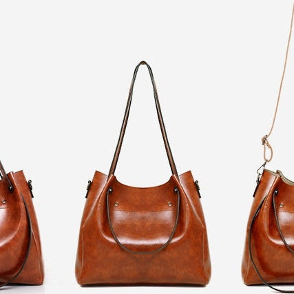 Women's Chic 4-Piece Bag Set – Stylish, Vintage-Inspired Accessories