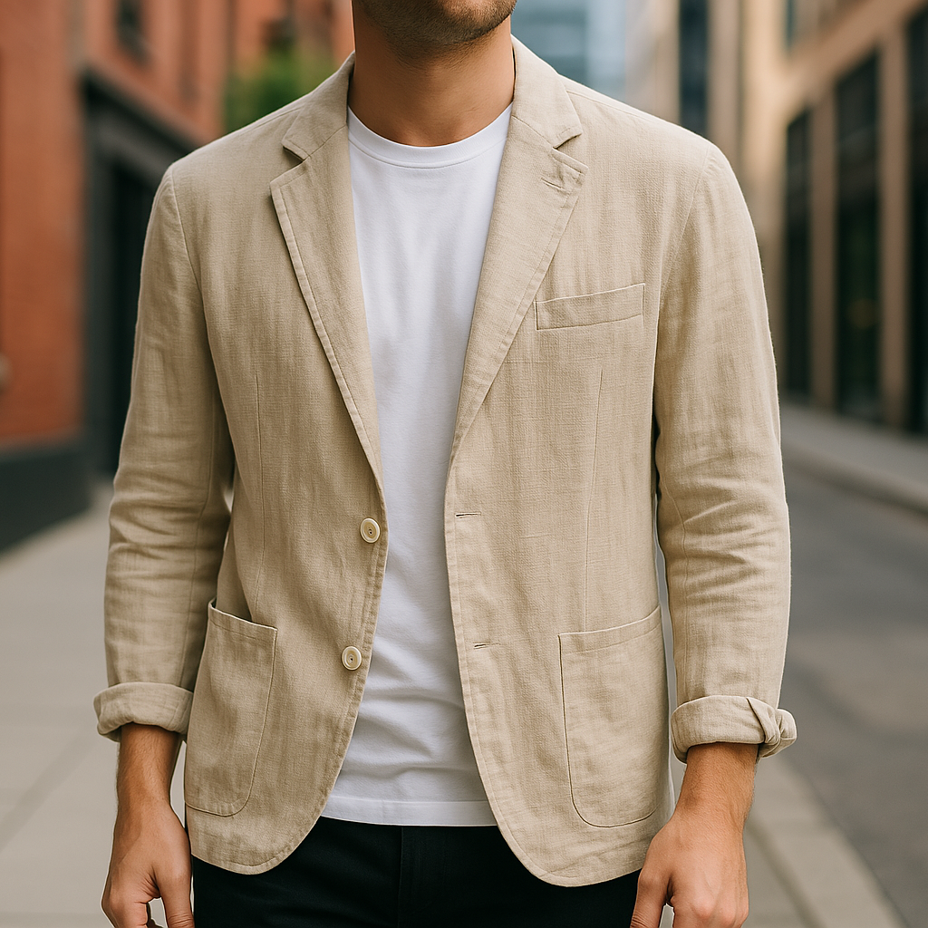 Men's Effortless Comfort Linen Blazer