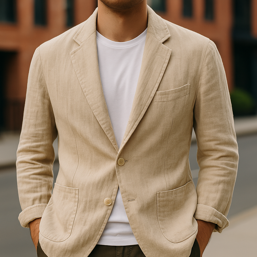 Men's Effortless Comfort Linen Blazer