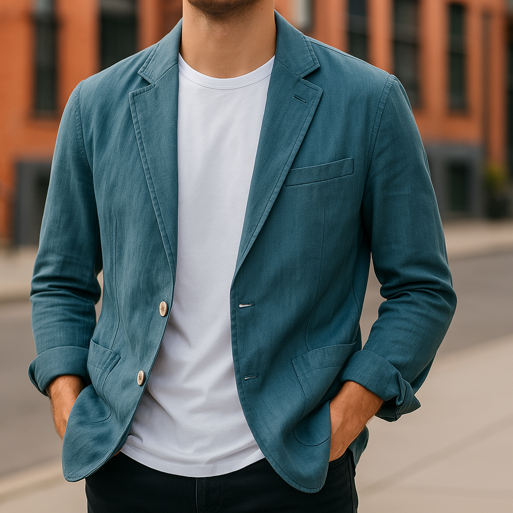 Men's Effortless Comfort Linen Blazer