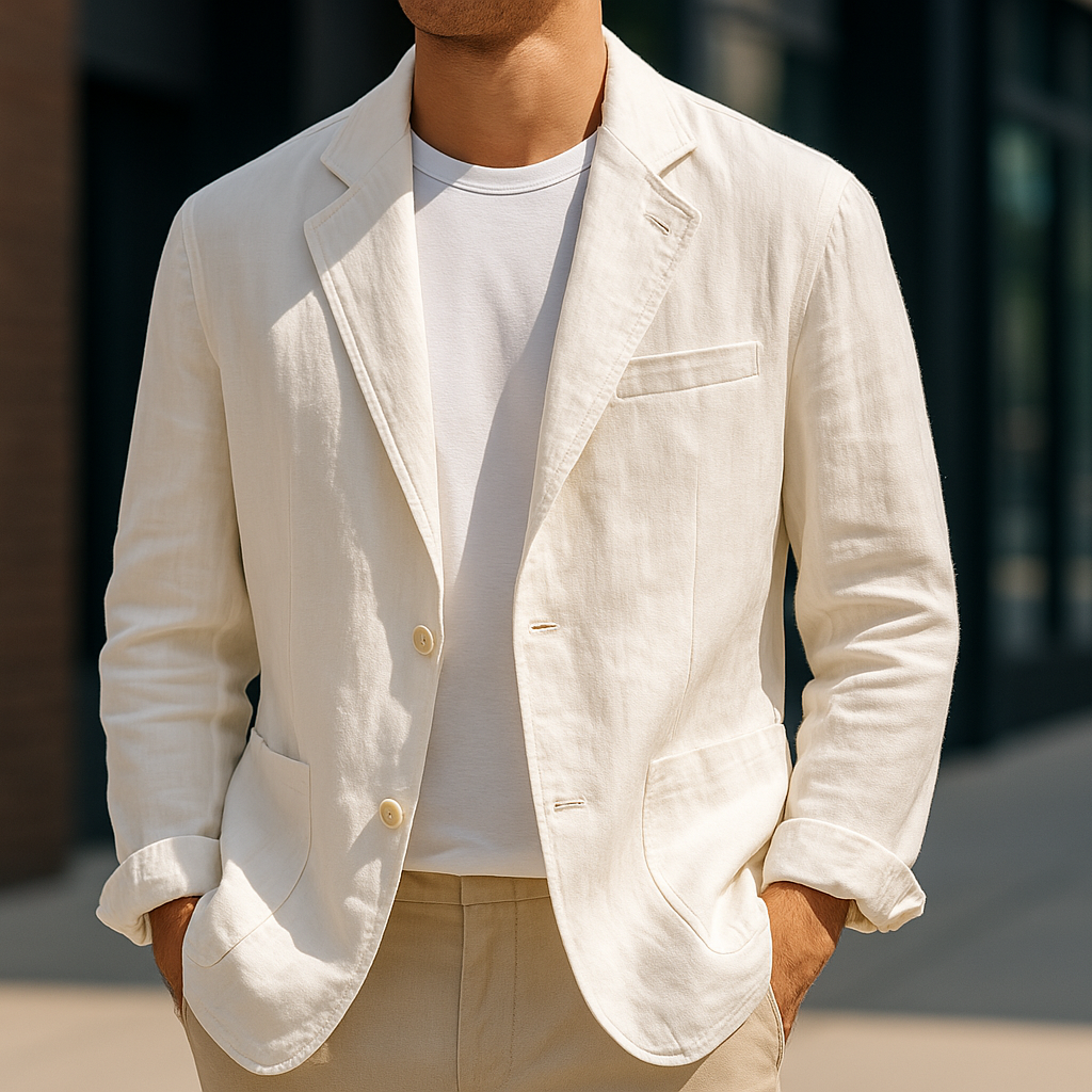 Men's Effortless Comfort Linen Blazer