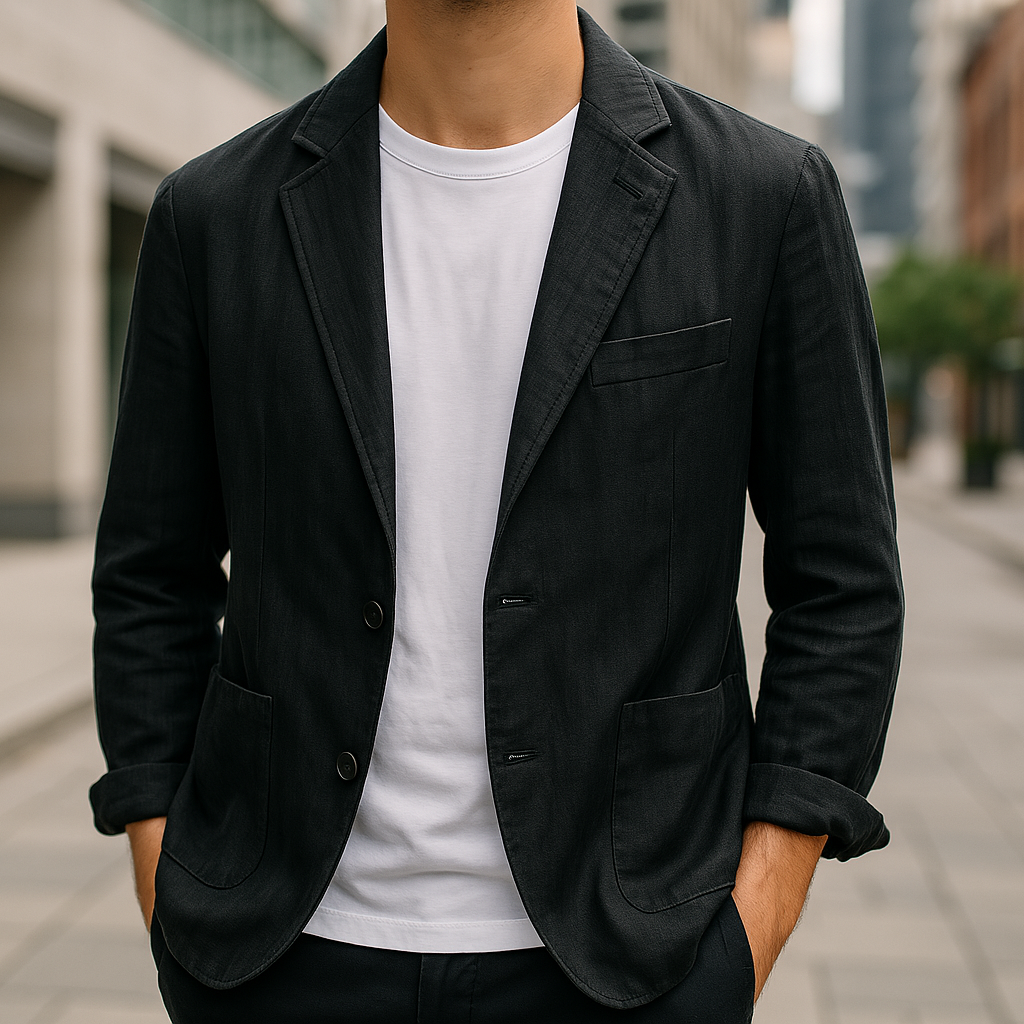 Men's Effortless Comfort Linen Blazer