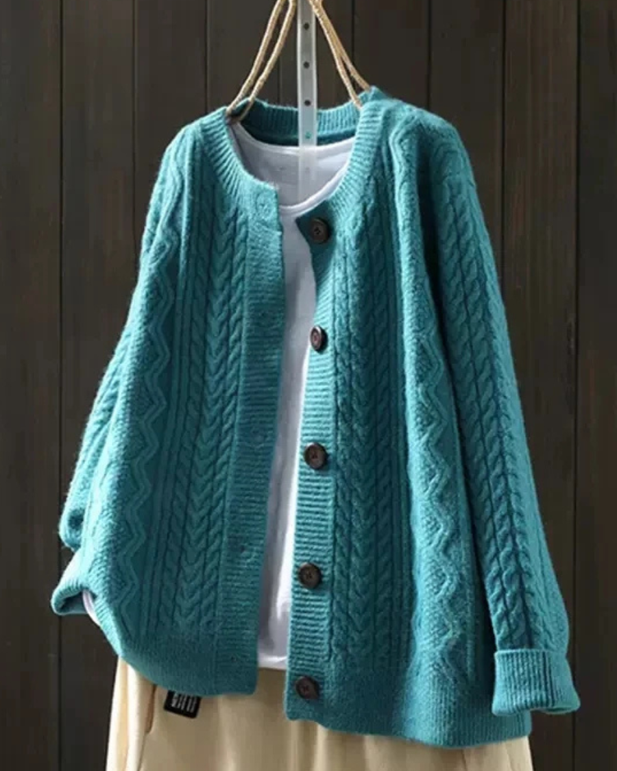 Cable Knit Cardigan | DUUWE