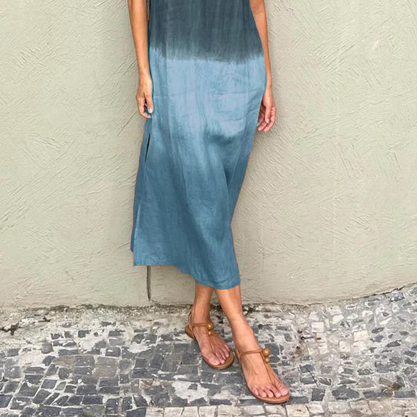 Women's Elegant Dress with a Timeless Natural Print