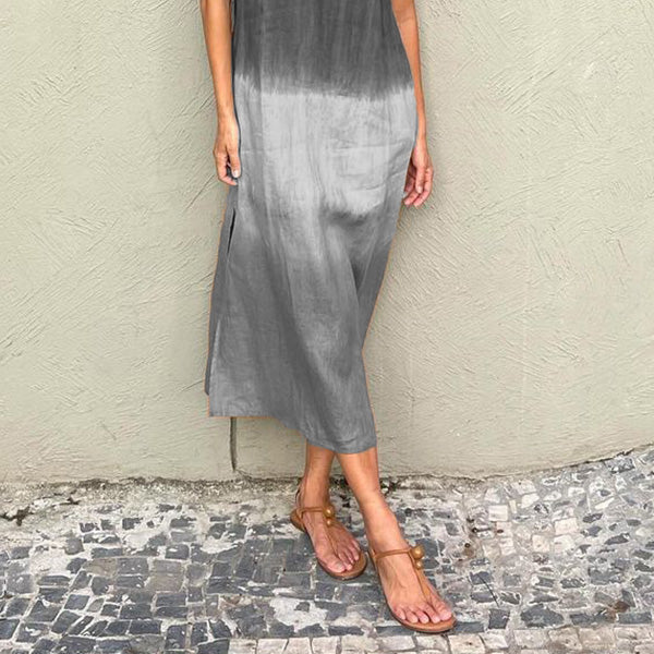 Women's Elegant Dress with a Timeless Natural Print