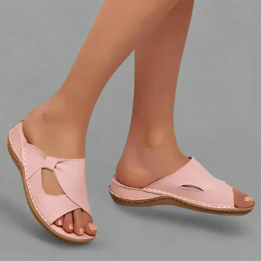 Women's Yvonne Orthopedic Sandals in Premium Leather — All-Day