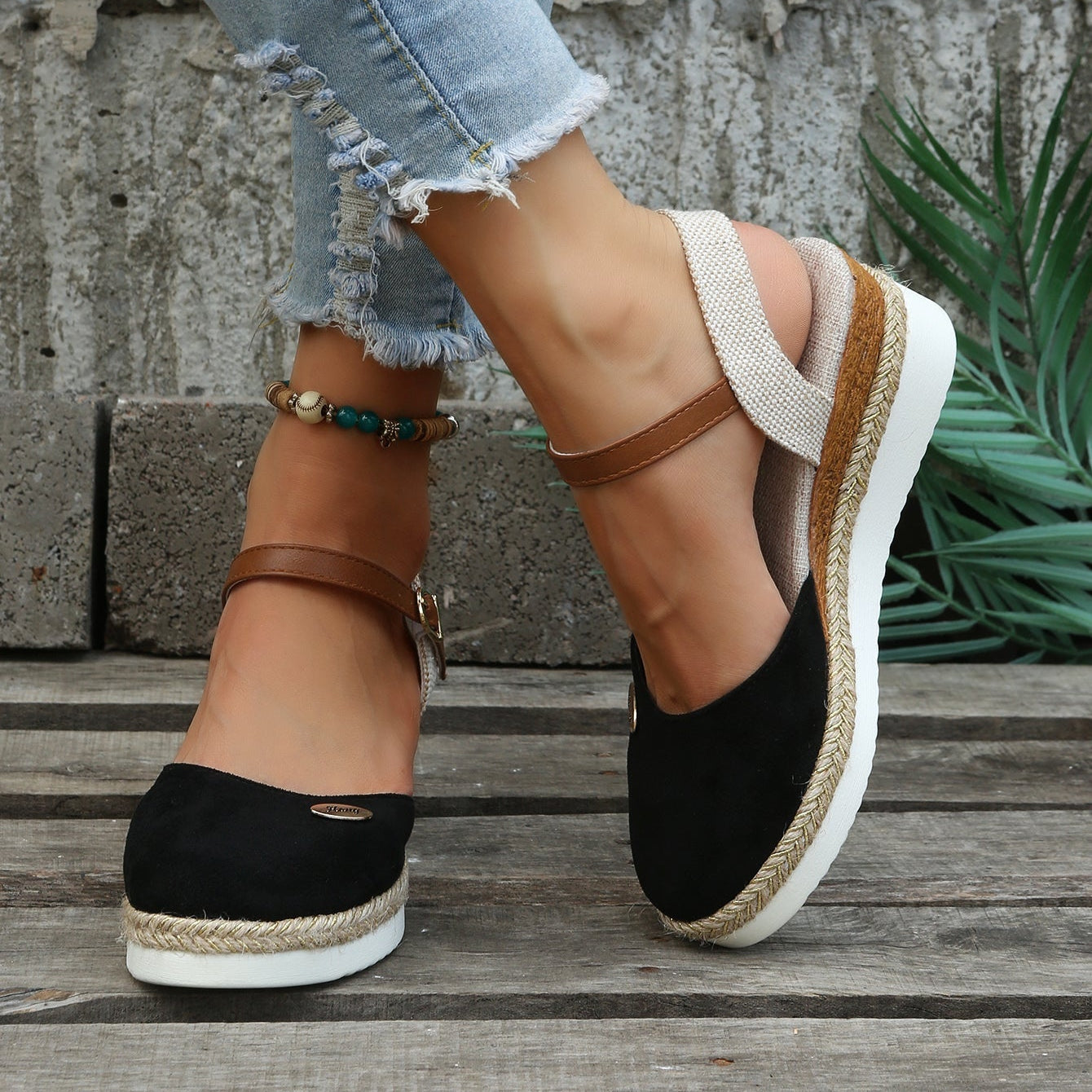 Women's Lillian Closed-Toe Platform Espadrilles – Elevated Style &