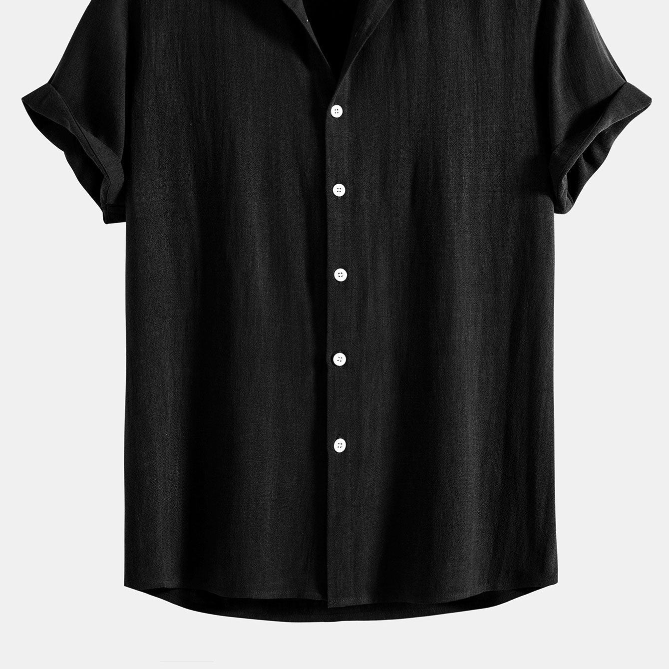 Men's Breathable Button-Up Shirt