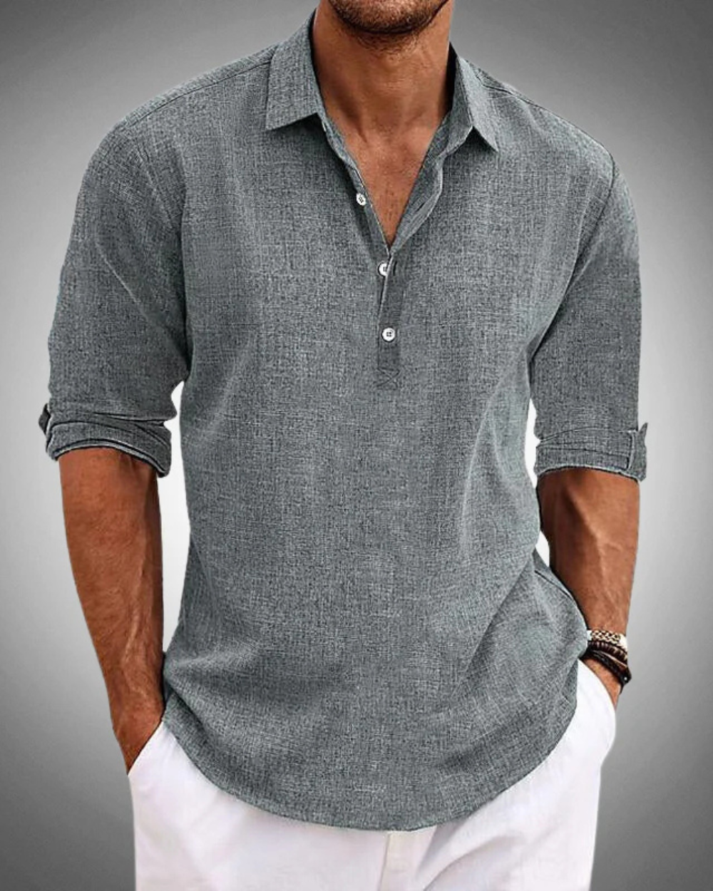 Classic Cotton Shirt - Timeless Comfort in 100% Cotton