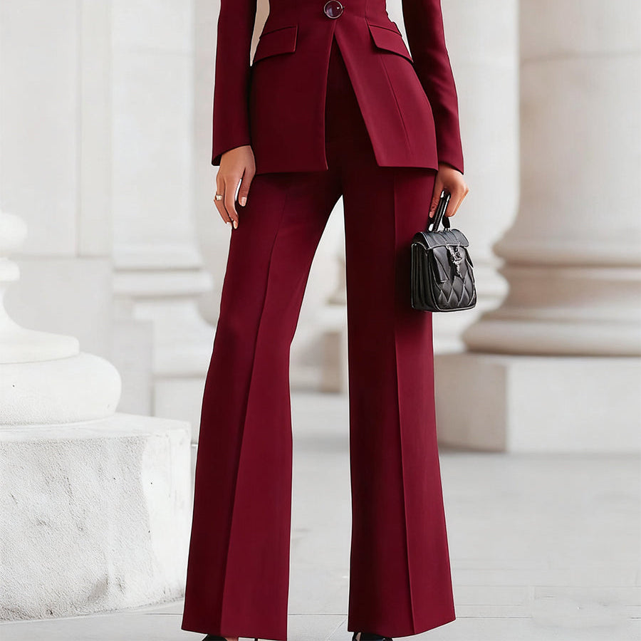 Women's Tailored Blazer & Trouser Suit Set – Sleek, Sophisticated