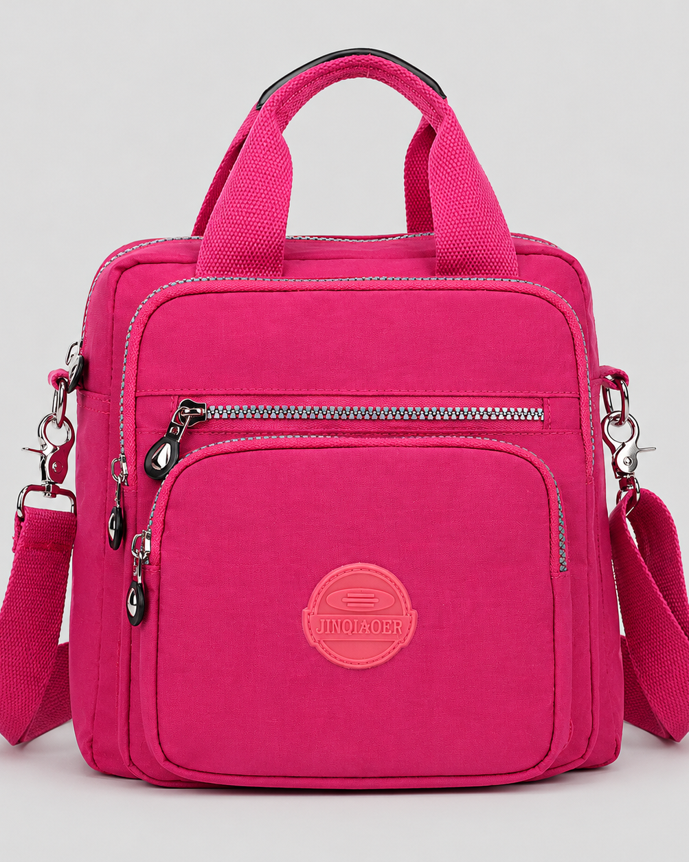 Women > Bags > Crossbody : 4-in-1 Women's Crossbody Bag – Stylish, Practical & Versatile in Fuchsia van DUUWE