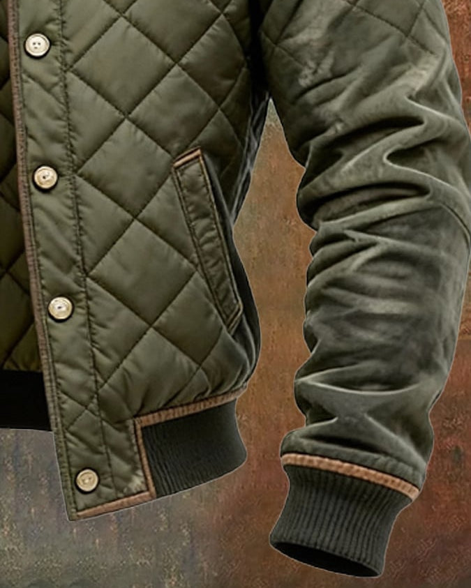 Arvendon – Stylish Quilted Jacket Leather | DUUWE