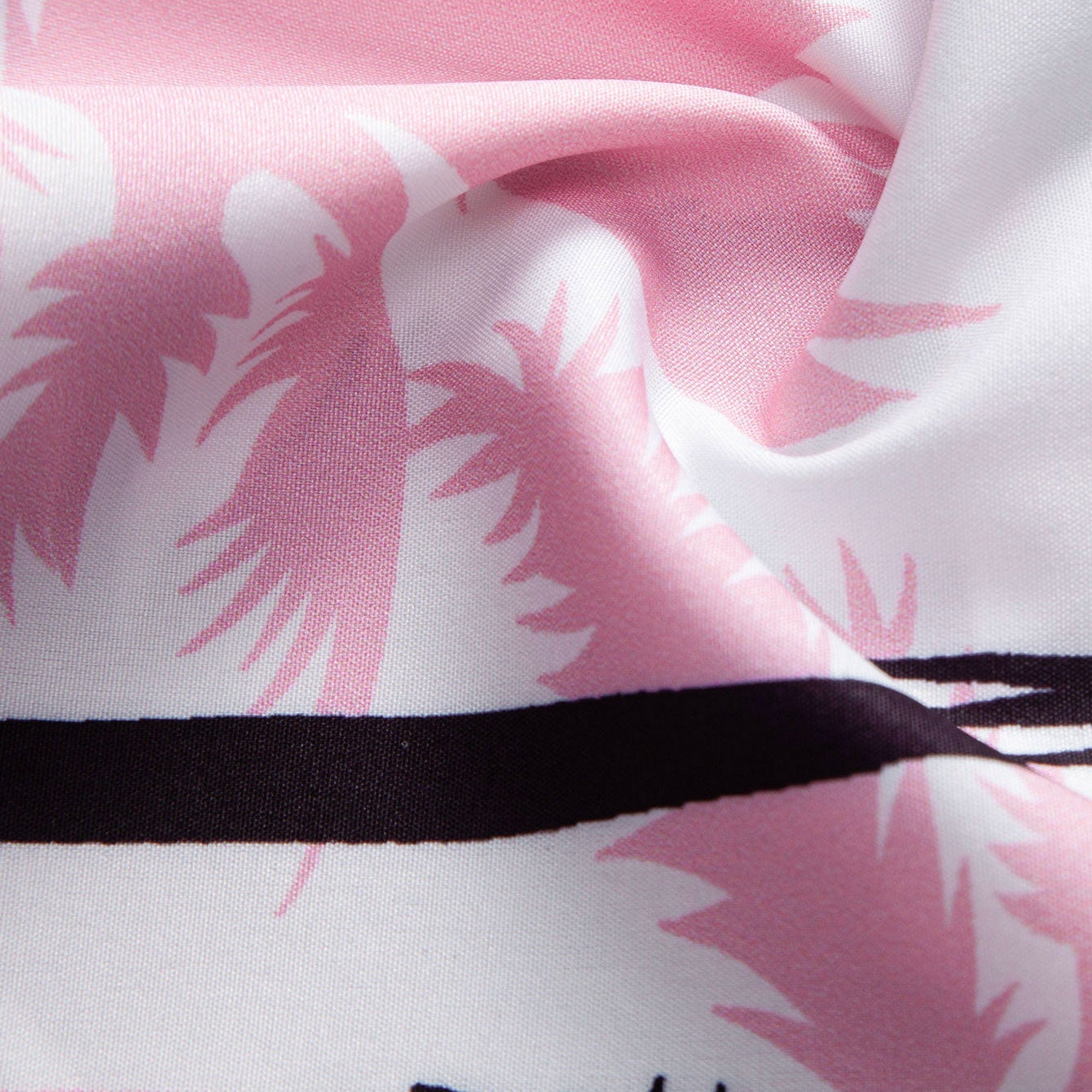 Men's Fit Palm Tree Print T-Shirt & Palm Tree Print Swim Shorts –
