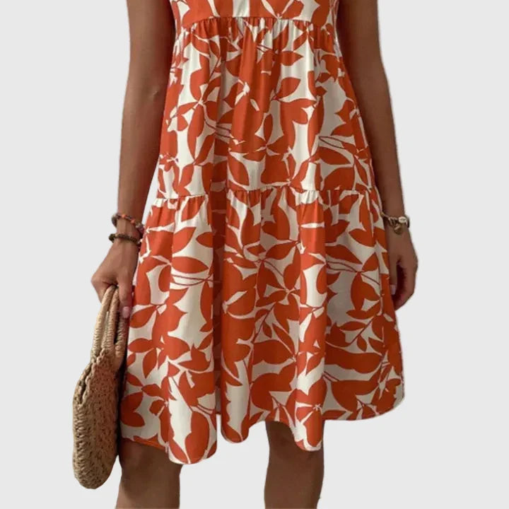 Women's Tasha Blooming Flowy Mini Dress - Effortless, Airy & Romantic