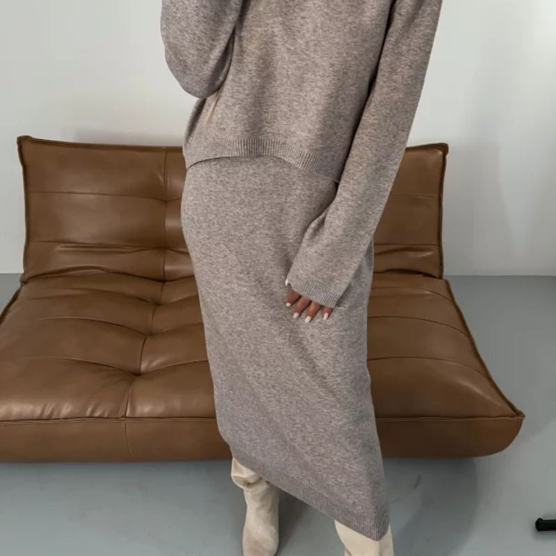 Women's Exquisite Knit Set for Timeless Style