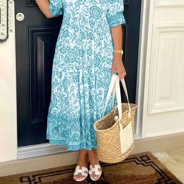 Keisha | Graceful V-Neck Floral