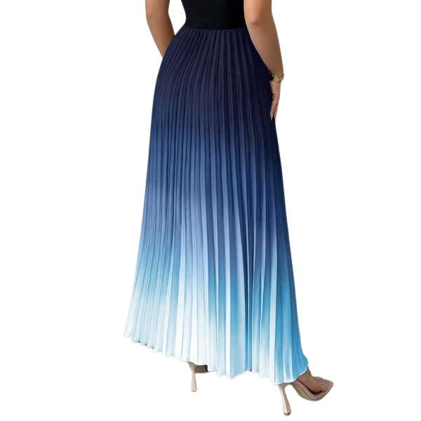 Women's Glamorous Ombre Sleeveless Evening Dress