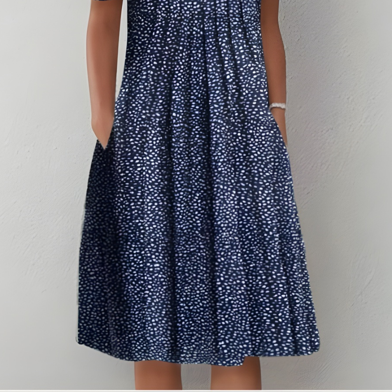Women's Elegant dress with floral print