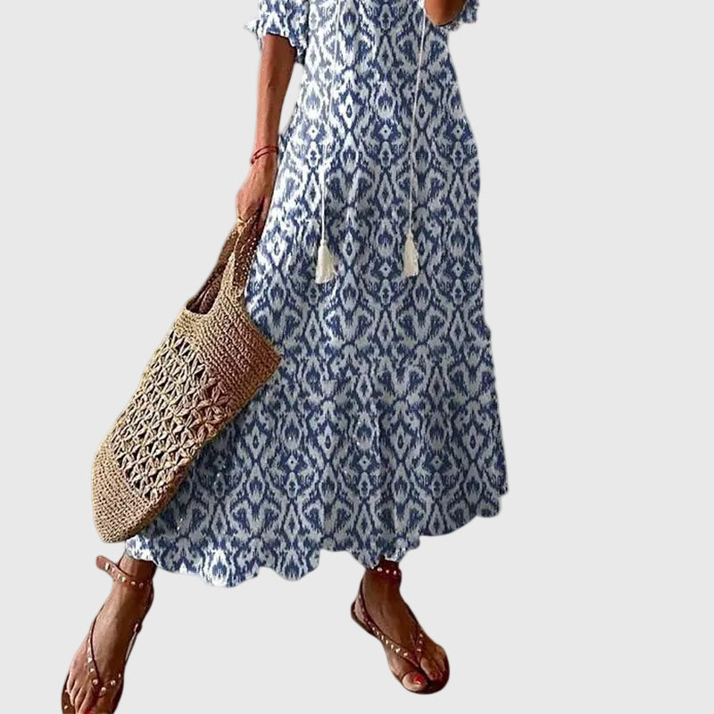 Amalia | Boho Vintage Summer Maxi Dress