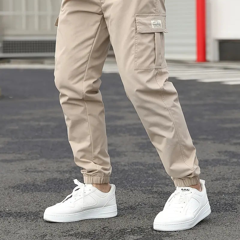 Men's Cargo Pants with Multiple Pockets - Comfortable Fit, Durable