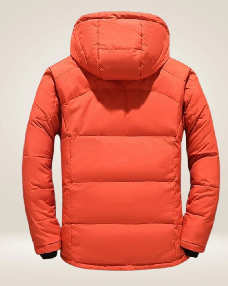 All-Weather Down Jacket – Stay Warm in Any Forecast Red | DUUWE