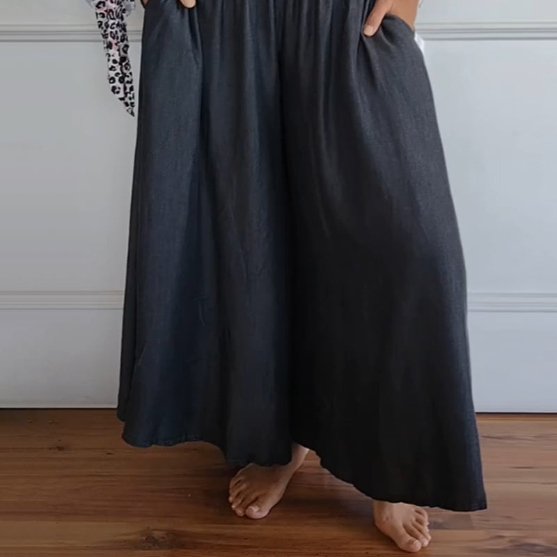 Women's Amelia Elastic-Waist Pants for Everyday Comfort