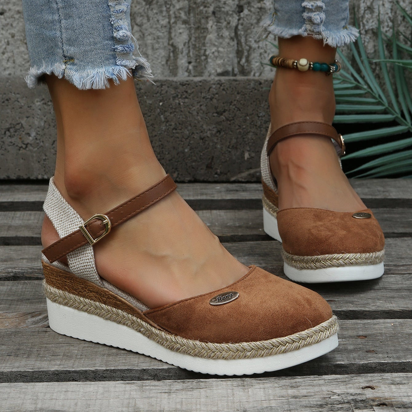 Women's Lillian Closed-Toe Platform Espadrilles – Elevated Style &