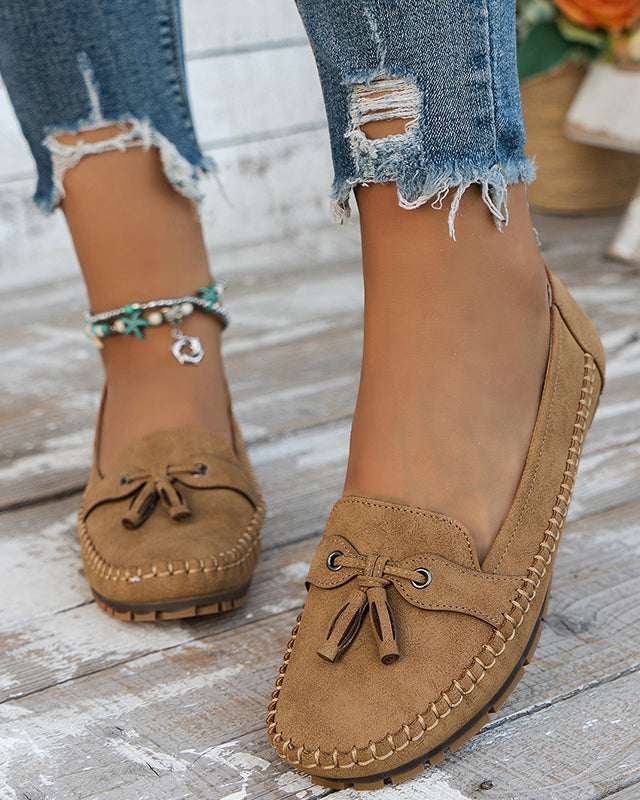 : Annika | Stilfulde Ortopædiske Loafers in Brun van Freya Kobenhavn