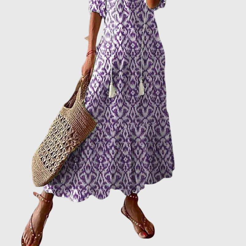 Amalia | Boho Vintage Summer Maxi Dress