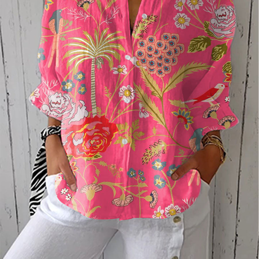 Women's Tropical Blossom Blouse